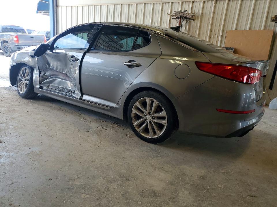2014 Kia Optima VIN 5XXGR4A67EG325796 COPART salvage auction — SIDE, Tx - Salvage Vehicle Title, sold $800 on 2026-07-31 (photo 2)