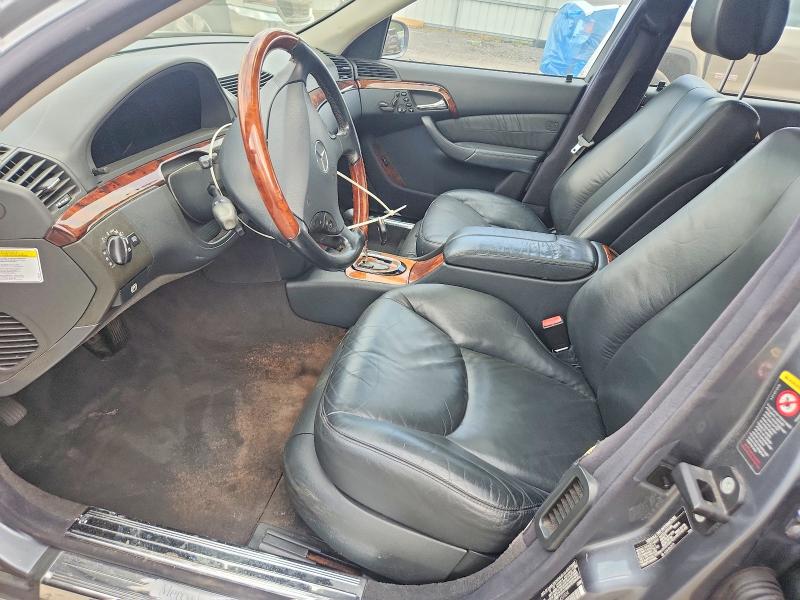 2005 Mercedes-benz S class VIN WDBNG84J95A455934 COPART salvage auction — MINOR DENT/SCRATCHES, MA - CERTIFICATE OF TITLE, sold $450 on 2026-07-15 (photo 7)