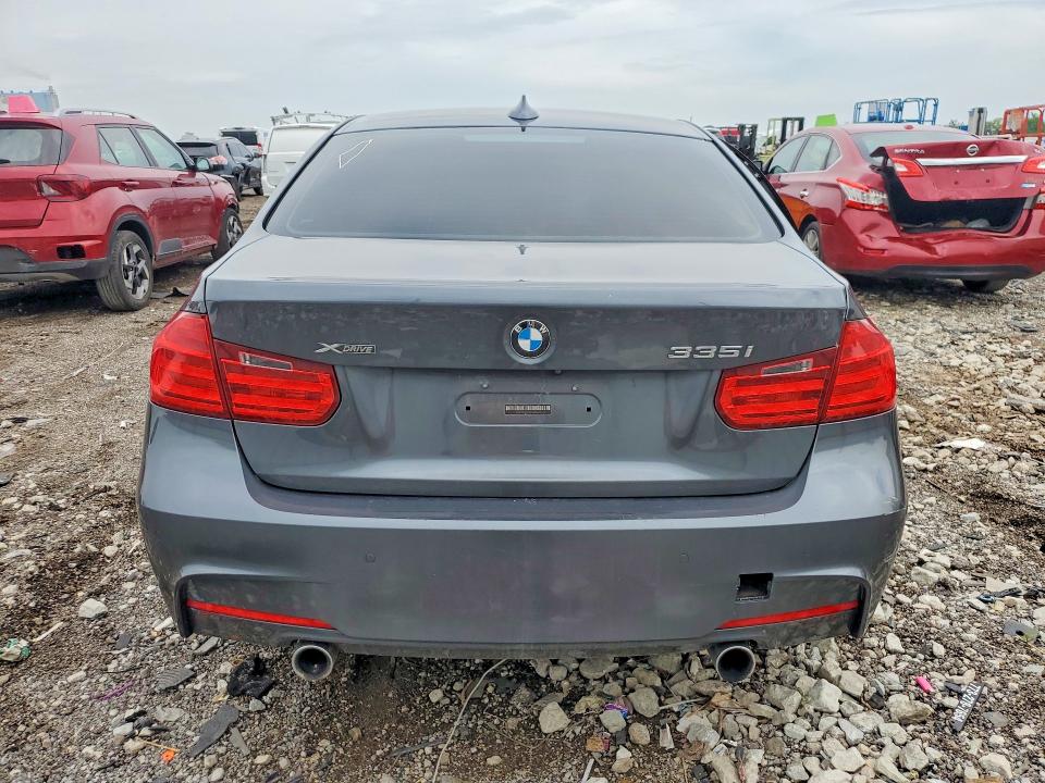 2014 BMW 3er VIN WBA3B9G53ENR90677 COPART salvage auction — SIDE, Il - Salvage Certificate, sold $3,550 on 2026-07-29 (photo 6)