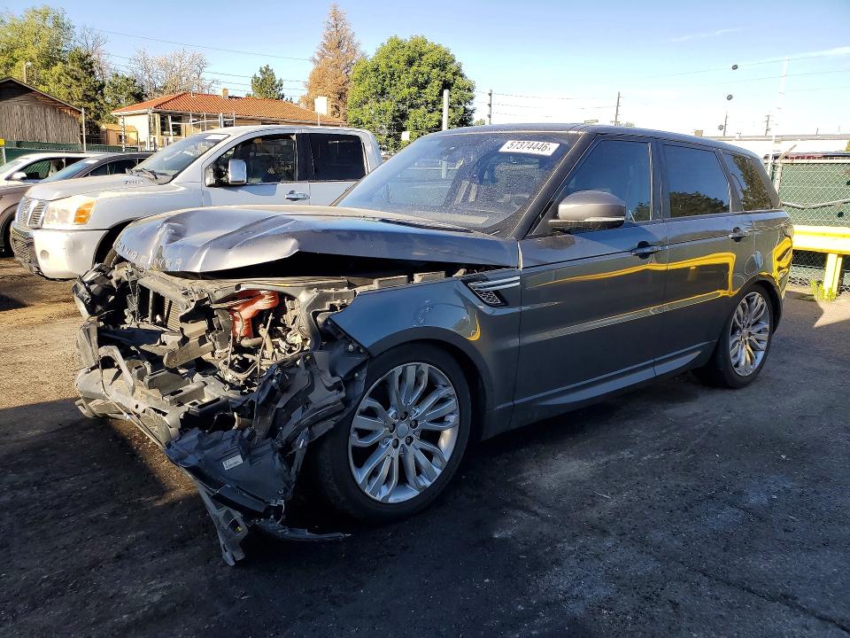 2016 Land rover Range rover sport VIN SALWR2VF9GA648328 COPART salvage auction — FRONT END, Co - Certificate Of Title, sold $275 on 2026-07-28 (photo 1)