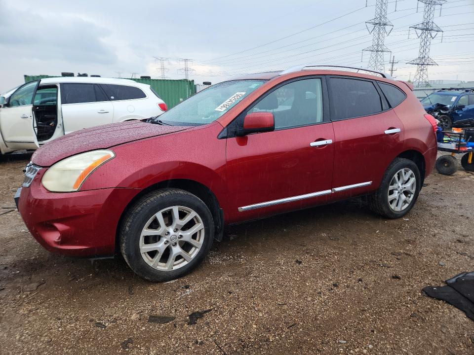 2011 Nissan Rogue VIN JN8AS5MV5BW315284 COPART salvage auction — FRONT END, Il - Salvage Certificate, sold $475 on 2026-07-14 (photo 1)
