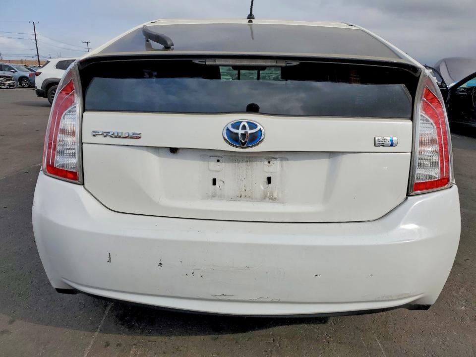 2013 Toyota Prius VIN JTDKN3DU4D5671883 COPART salvage auction — FRONT END, Ca - Salvage Certificate, sold $1,400 on 2026-07-15 (photo 6)