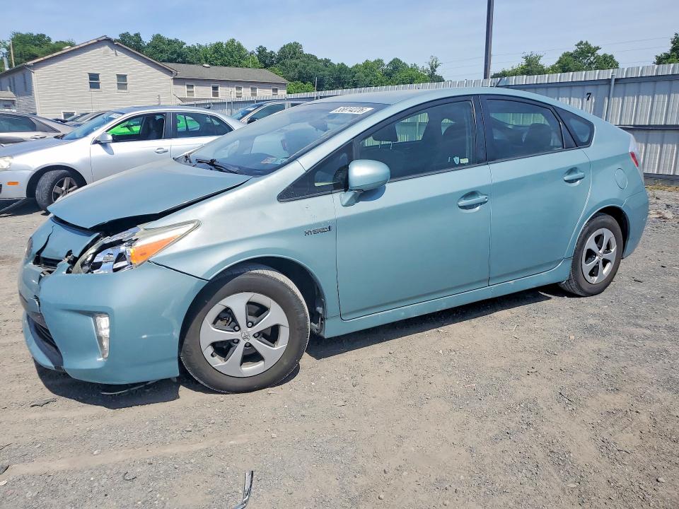 2014 Toyota Prius VIN JTDKN3DU6E1772075 COPART salvage auction — FRONT END, PA - CERTIFICATE OF SALVAGE, sold $900 on 2026-07-23 (photo 1)