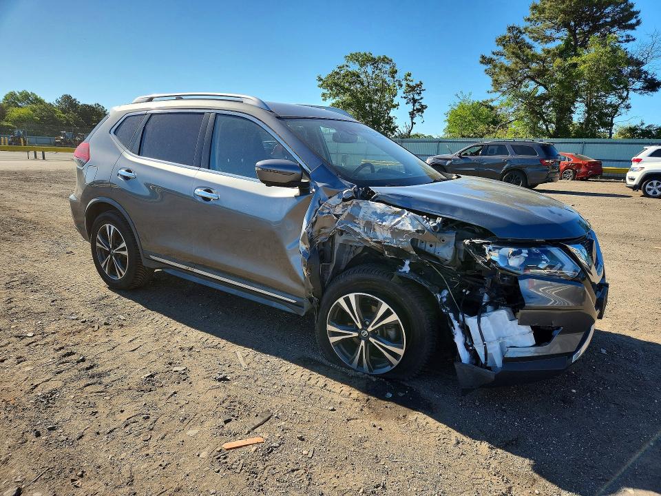 2018 Nissan Rogue VIN JN8AT2MV7JW316513 COPART salvage auction — FRONT END, NY - MV-907A SALVAGE CERTIFICATE, sold $3,800 on 2026-07-20 (photo 4)