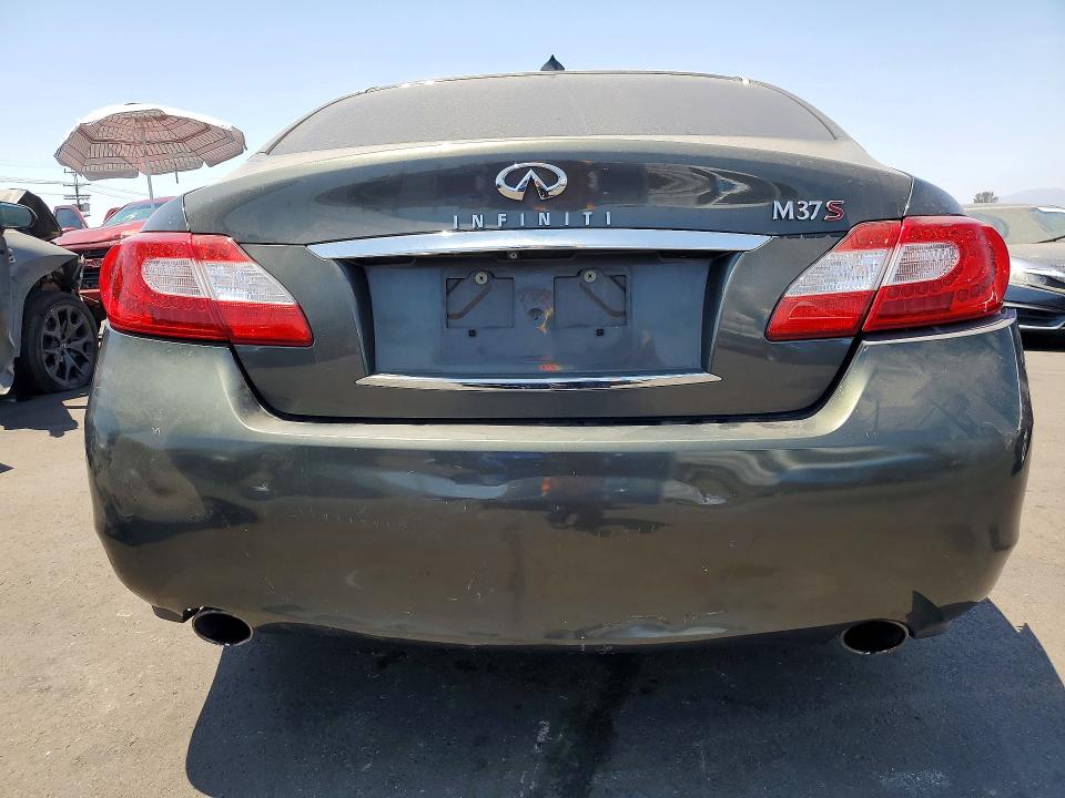 2012 Infiniti M VIN JN1BY1AP4CM334695 COPART salvage auction — REAR END, Ca - Salvage Certificate, sold $1,050 on 2026-07-06 (photo 6)