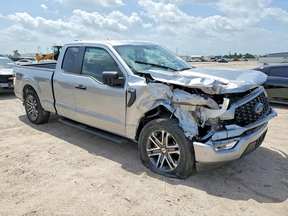 2021 Ford F-150 VIN 1FTEX1CP0MKE88263 COPART salvage auction — FRONT END, Tx - Certificate Of Title, sold $7,000 on 2026-07-31 (photo 4)