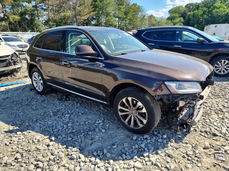 2015 Audi Q5 VIN WA1CFAFP8FA091537 COPART salvage auction — FRONT END, Nj - Cert Of Title-Salvage, sold $3,275 on 2026-08-01 (photo 4)