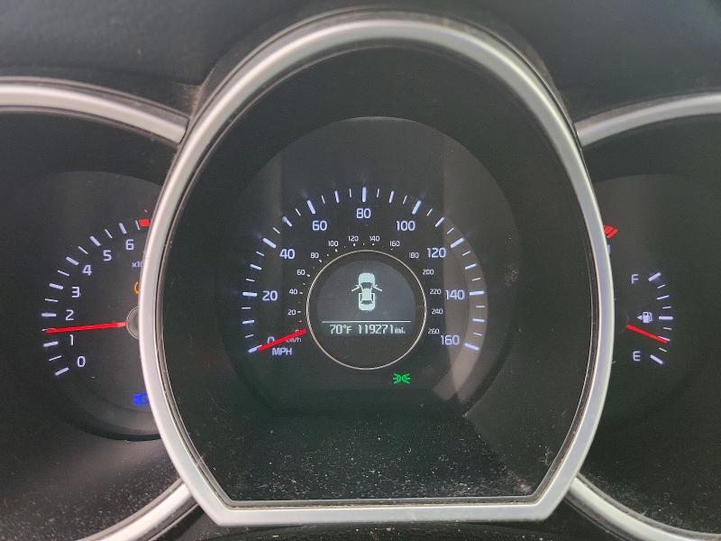 2015 Kia Optima VIN KNAGM4A75F5593529 COPART salvage auction — REAR END, OH - CERTIFICATE OF TITLE, sold $400 on 2026-07-24 (photo 9)