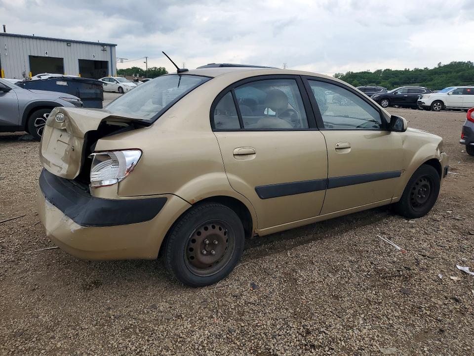 2009 Kia Rio VIN KNADE223396519198 COPART salvage auction — REAR END, Il - Salvage Certificate, sold $275 on 2026-07-17 (photo 3)