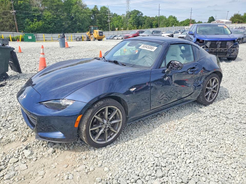 2021 Mazda Mx-5 VIN JM1NDAM70M0457369 COPART salvage auction — SIDE, NC - SALVAGE CERTIFICATE OF TITLE, sold $2,100 on 2026-07-29 (photo 1)