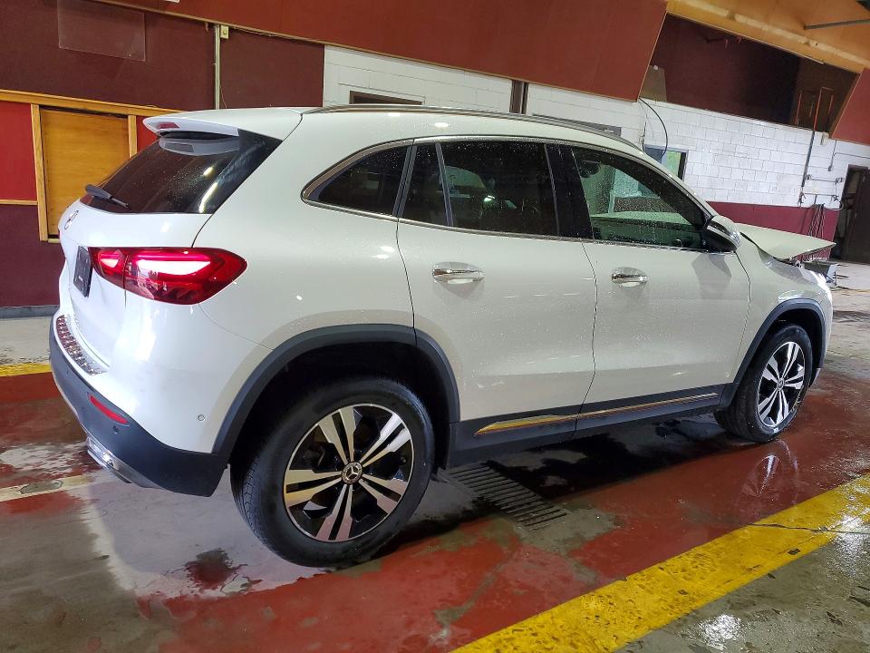 2025 Mercedes-benz Gla-class VIN W1N4N4GB9SJ732893 COPART salvage auction — FRONT END, VA - NON-REPAIRABLE CERTIFICATE, sold $8,100 on 2026-07-20 (photo 3)