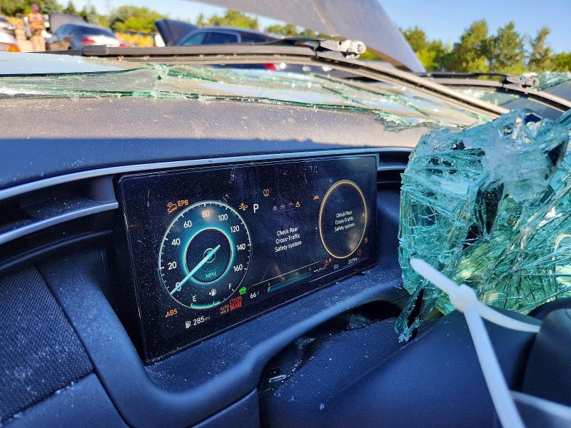 2022 Hyundai Tucson VIN KM8JECA15NU074749 COPART salvage auction — ROOF, Il - Salvage Certificate, sold $8,400 on 2026-07-28 (photo 9)