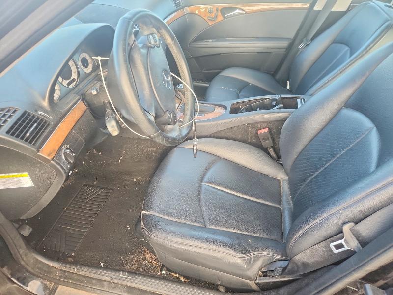 2009 Mercedes-benz E-class VIN WDBUF56X59B417888 COPART salvage auction — FRONT END, TX - SALVAGE VEHICLE TITLE (P), sold $450 on 2026-07-09 (photo 7)