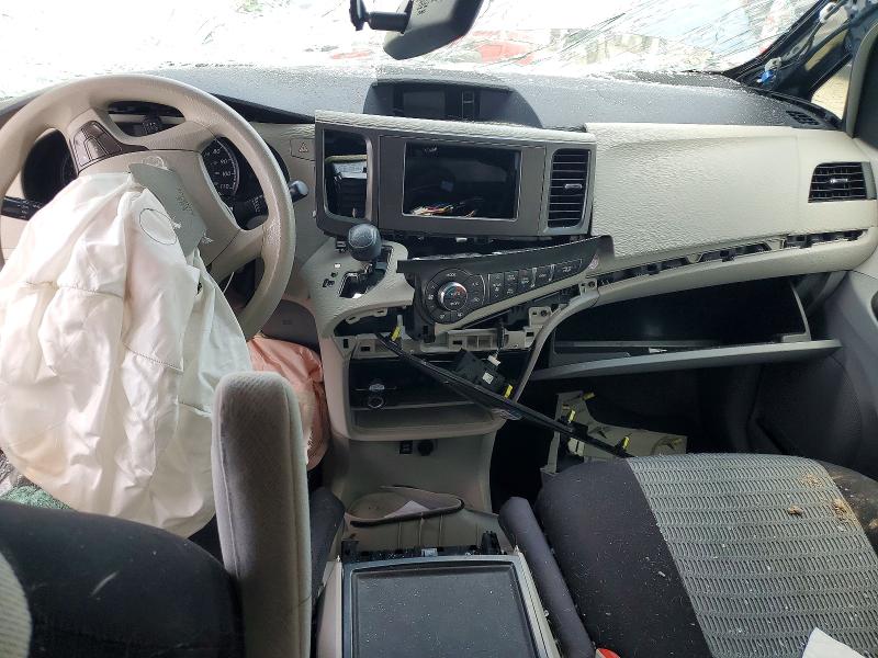 2014 Toyota Sienna VIN 5TDKK3DC7ES500105 COPART salvage auction — FRONT END, KS - CERT OF TITLE-SALVAGE, sold $475 on 2026-07-28 (photo 8)