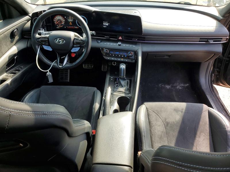 2023 Hyundai Elantra VIN KMHLW4AK9PU011662 COPART salvage auction — FRONT END, ON - PERMIT SALVAGE, sold $7,300 on 2026-07-28 (photo 8)