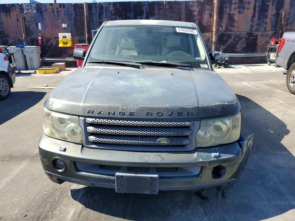 2006 Land rover Range rover sport VIN SALSF25486A934708 COPART salvage auction — FRONT END, CA - SALVAGE CERTIFICATE, sold $475 on 2026-07-17 (photo 5)