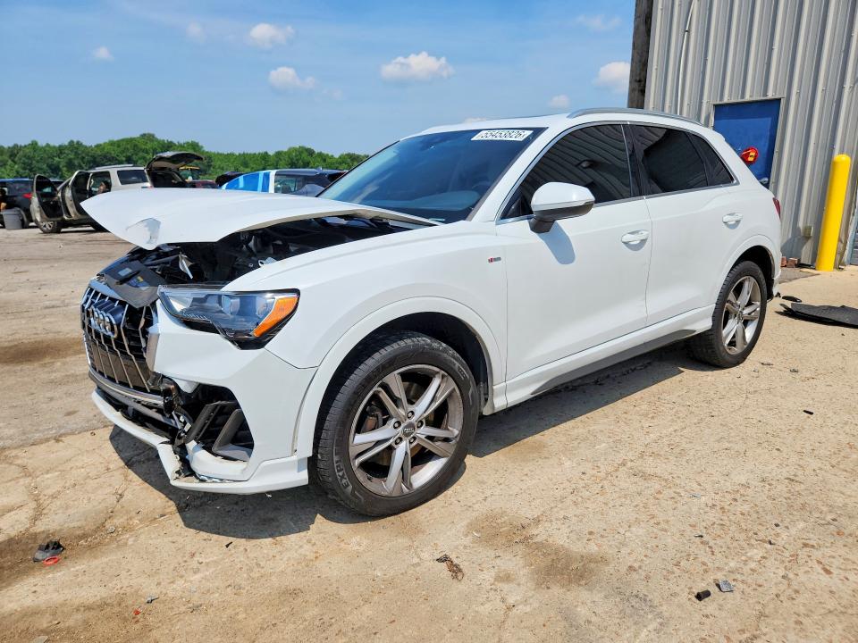 2020 Audi Q3 VIN WA1DECF31L1102356 COPART salvage auction — FRONT END, Salvage Title, sold $5,400 on 2026-07-16 (photo 1)