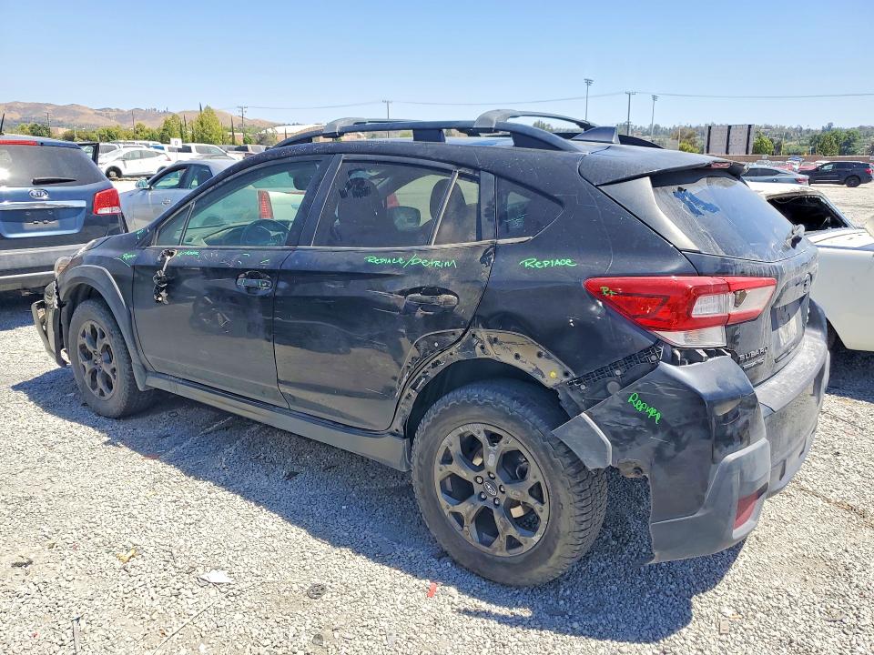 2022 Subaru Xv VIN JF2GTHRC5NH255142 COPART salvage auction — FRONT END, Ca - Salvage Certificate, sold $3,900 on 2026-07-15 (photo 2)