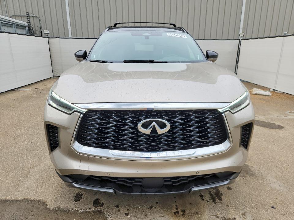 2025 Infiniti Qx60 VIN 5N1AL1HU3SC342886 COPART salvage auction — SIDE, Ab - Bos - Active, sold $35,500 on 2026-07-16 (photo 5)