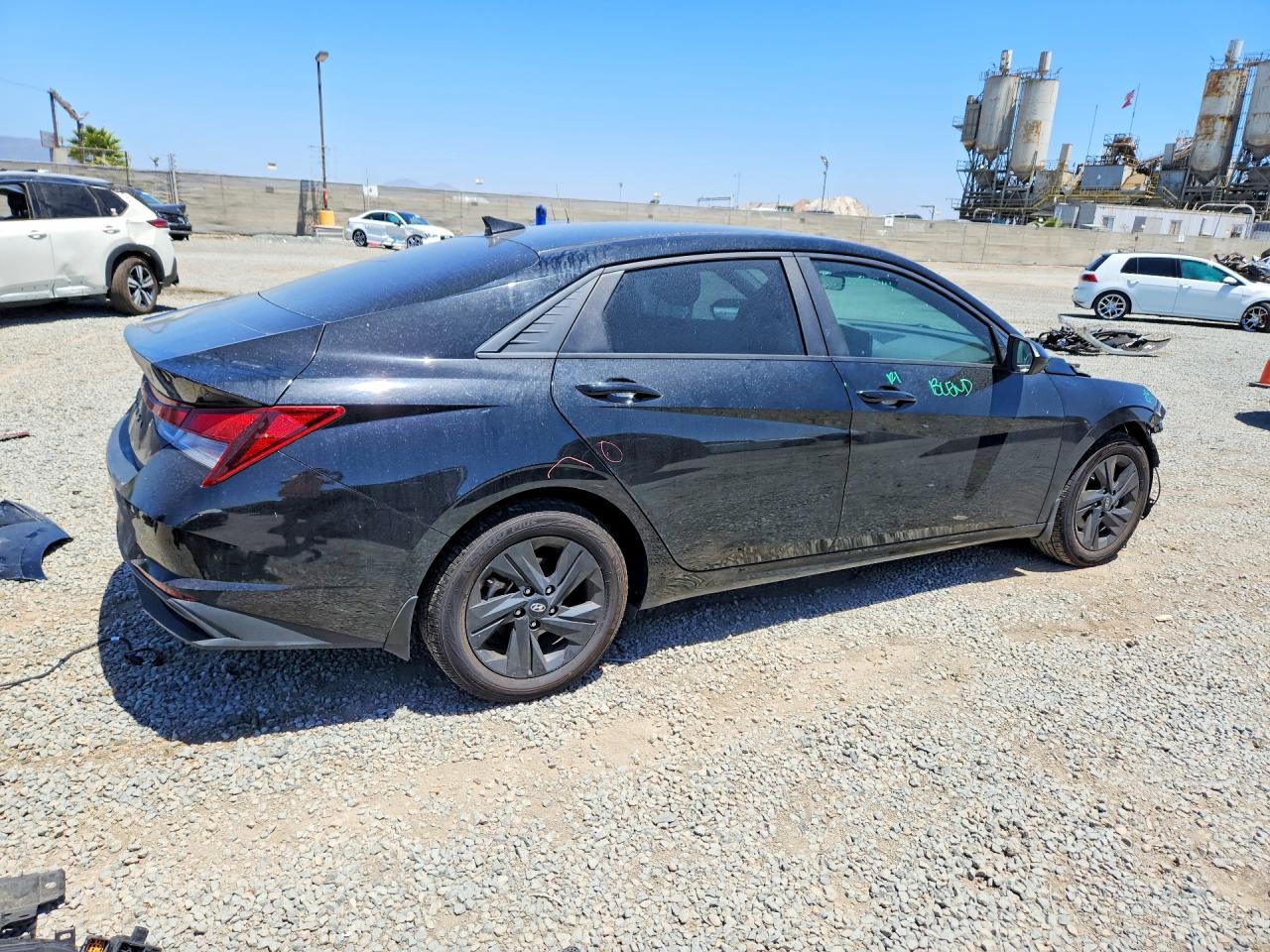 2023 Hyundai Elantra VIN KMHLM4AG9PU530020 COPART salvage auction — Front End, CA - SALVAGE CERTIFICATE, sold $3,900 on 2026-07-10 (photo 3)
