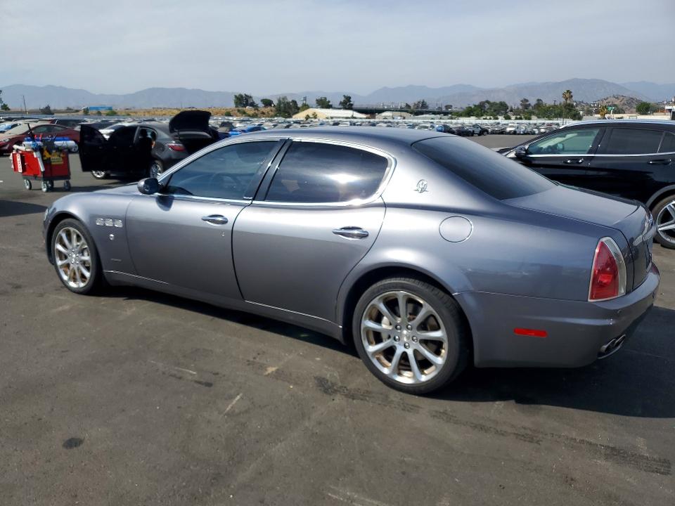 2007 Maserati Quattroporte VIN ZAMFE39A770032622 COPART salvage auction — FRONT END, Ca - Salvage Certificate, sold $4,550 on 2026-07-22 (photo 2)