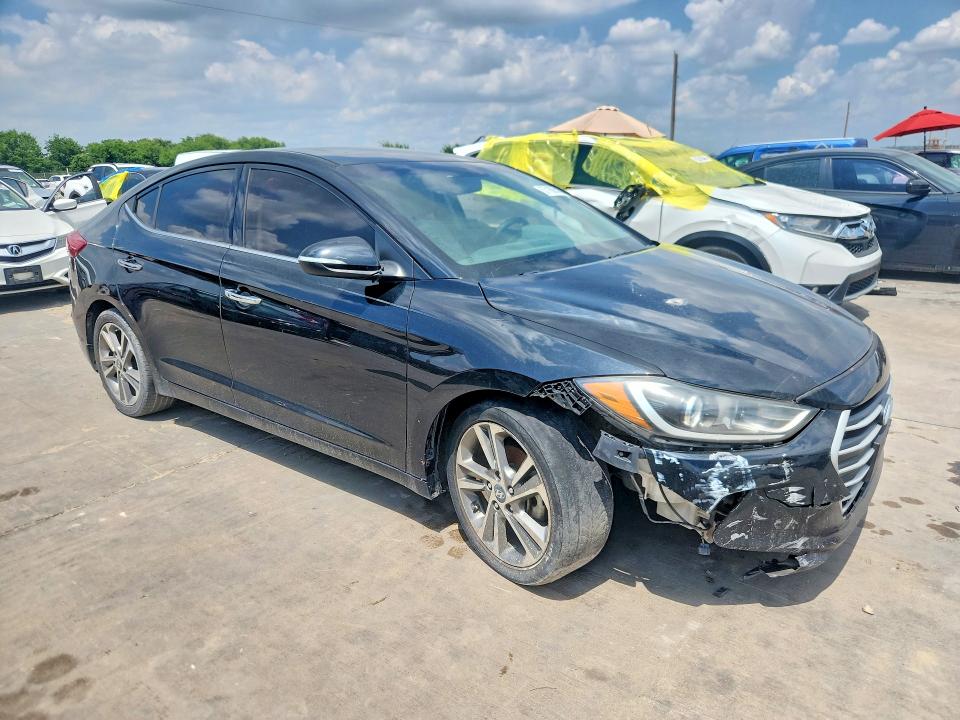 2017 Hyundai Elantra VIN 5NPD84LF2HH061480 COPART salvage auction — FRONT END, Tx - Salvage Vehicle Title, sold $2,400 on 2026-07-02 (photo 4)