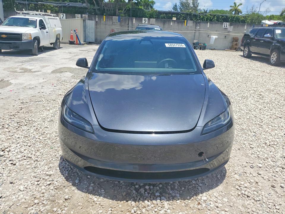 2025 Tesla Model 3 VIN 5YJ3E1EA4SF902306 COPART salvage auction — REAR END, Fl - Cert Of Title Slvg Rebuildable, sold $12,000 on 2026-08-18 (photo 5)