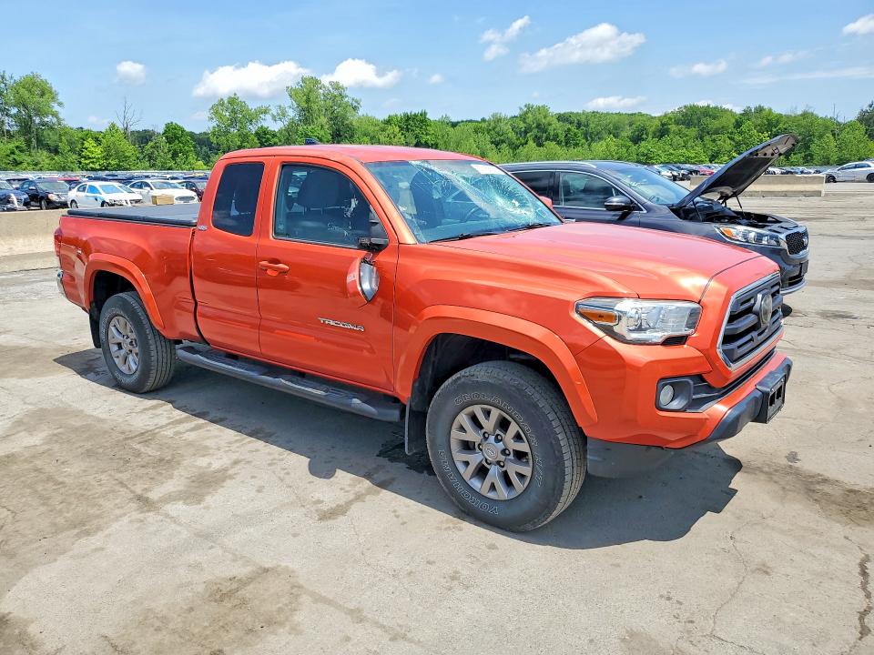 2018 Toyota Tacoma VIN 5TFSX5ENXJX062472 COPART salvage auction — FRONT END, Ny - Mv-907A Salvage Certificate, sold $10,200 on 2026-07-07 (photo 4)