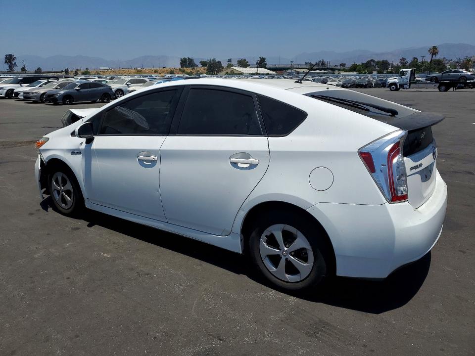 2014 Toyota Prius VIN JTDKN3DUXE1798551 COPART salvage auction — FRONT END, Ca - Salvage Certificate, sold $1,350 on 2026-07-13 (photo 2)