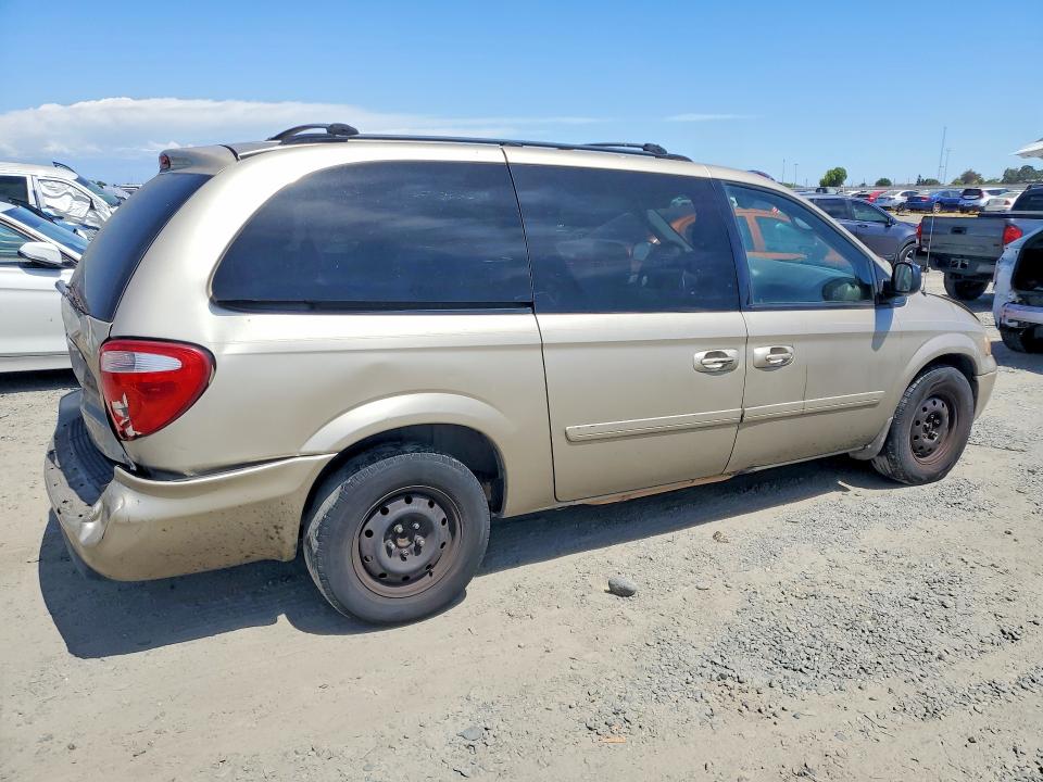 2007 Chrysler Voyager VIN 2A4GP44R47R174836 COPART salvage auction — REAR END, Ca - Salvage Certificate, sold $100 on 2026-07-09 (photo 3)