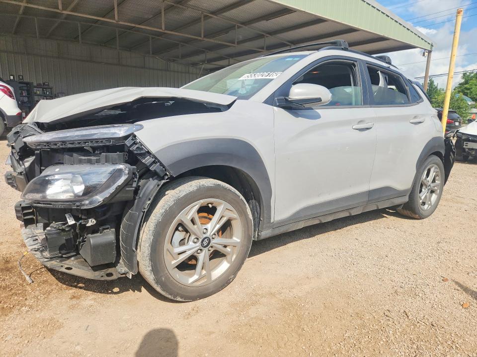 2023 Hyundai Kona VIN KM8K32AB9PU017678 COPART salvage auction — FRONT END, Ga - Certificate Of Title, sold $1,200 on 2026-07-07 (photo 1)
