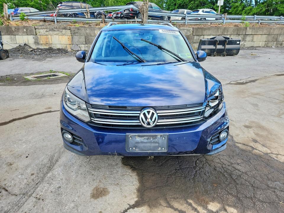 2016 Volkswagen Tiguan VIN WVGBV7AX7GW521847 COPART salvage auction — FRONT END, Ny - Mv-907A Salvage Certificate, sold $1,450 on 2026-07-14 (photo 5)