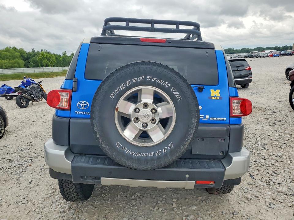2008 Toyota Fj cruiser VIN JTEBU11F48K038283 COPART salvage auction — FRAME DAMAGE, Mi - Certificate Of Title, sold $2,750 on 2026-07-02 (photo 6)