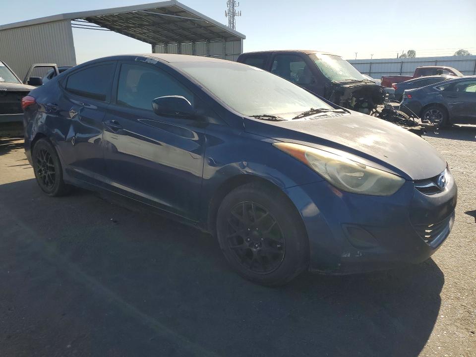 2011 Hyundai Elantra VIN 5NPDH4AE2BH042994 COPART salvage auction — VANDALISM, Ca - Salvage Certificate, sold $650 on 2026-07-27 (photo 4)