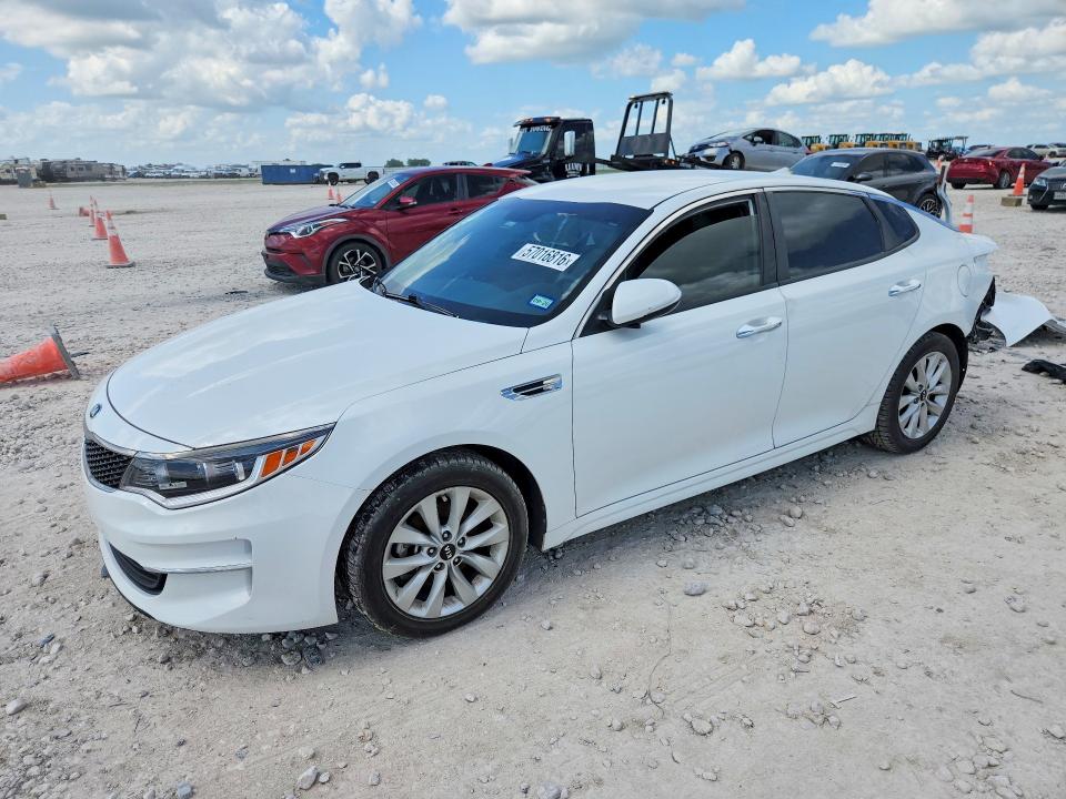2018 Kia Optima VIN 5XXGT4L3XJG274518 COPART salvage auction — REAR END, Id - Salvage Certificate Of Title, sold $3,100 on 2026-07-09 (photo 1)