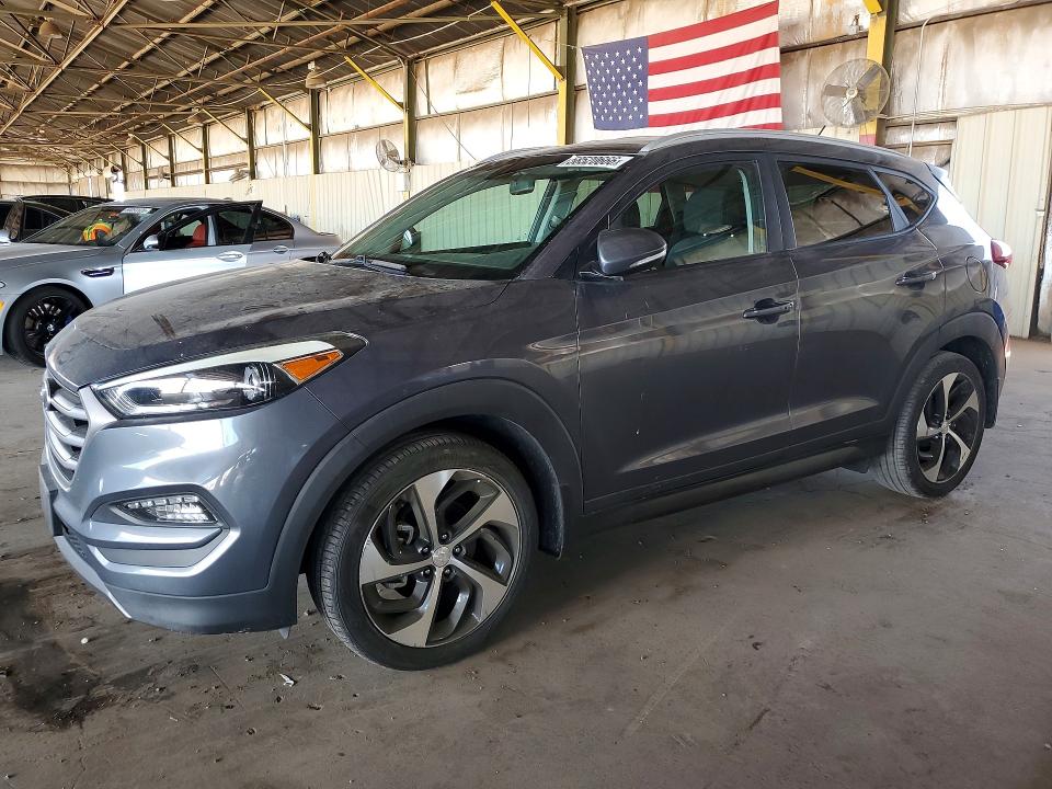 2016 Hyundai Tucson VIN KM8J33A29GU161944 COPART salvage auction — REAR END, Az - Cert Of Title - Salvage, sold $4,150 on 2026-07-20 (photo 1)