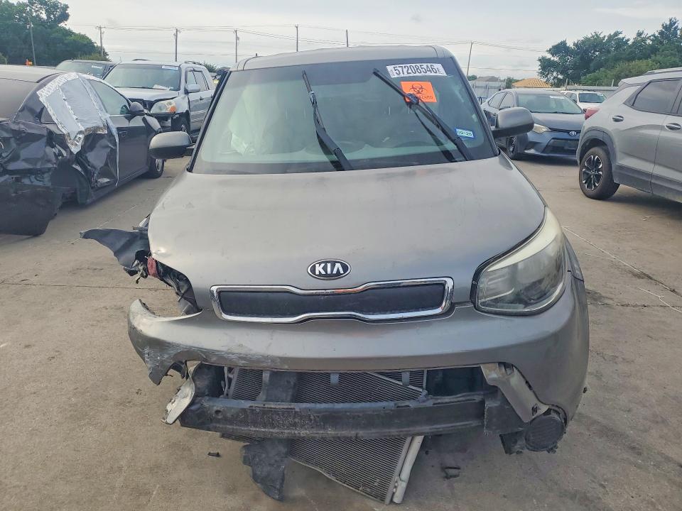 2015 Kia Soul VIN KNDJN2A24F7217858 COPART salvage auction — FRONT END, Tx - Salvage Vehicle Title, sold $825 on 2026-07-09 (photo 5)