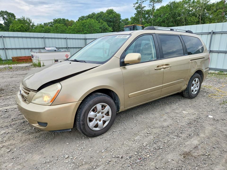 2009 Kia SEDONA VIN KNDMB233996279553 COPART salvage auction — FRONT END, Sc - Cert Of Title-Salvage, sold $325 on 2026-07-28 (photo 1)