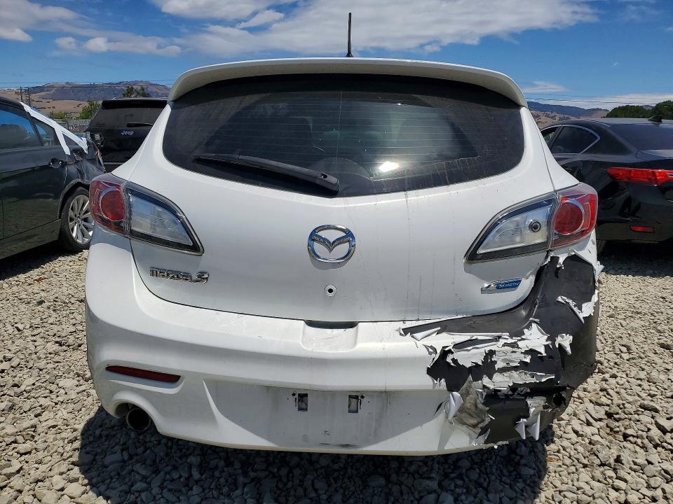 2013 Mazda 3 VIN JM1BL1MPXD1834483 COPART salvage auction — REAR END, Ca - Salvage Certificate, sold $1,050 on 2026-07-07 (photo 6)
