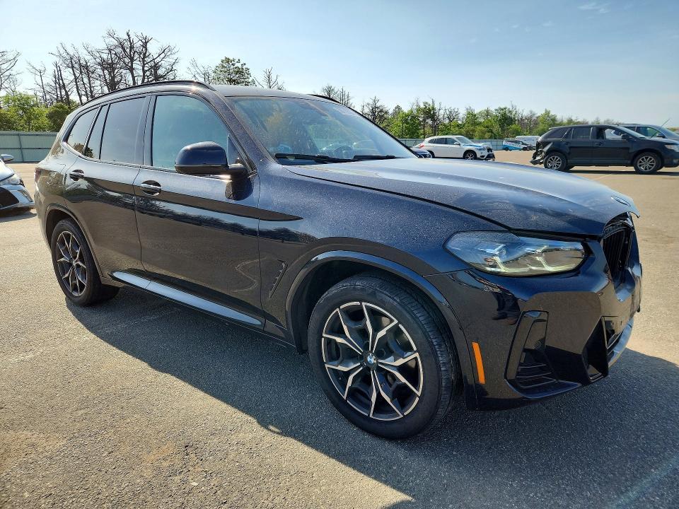 2024 BMW X3 VIN 5UX53DP09R9V39606 COPART salvage auction — FRONT END, Ny - Mv-907A Salvage Certificate, sold $15,400 on 2026-07-13 (photo 4)