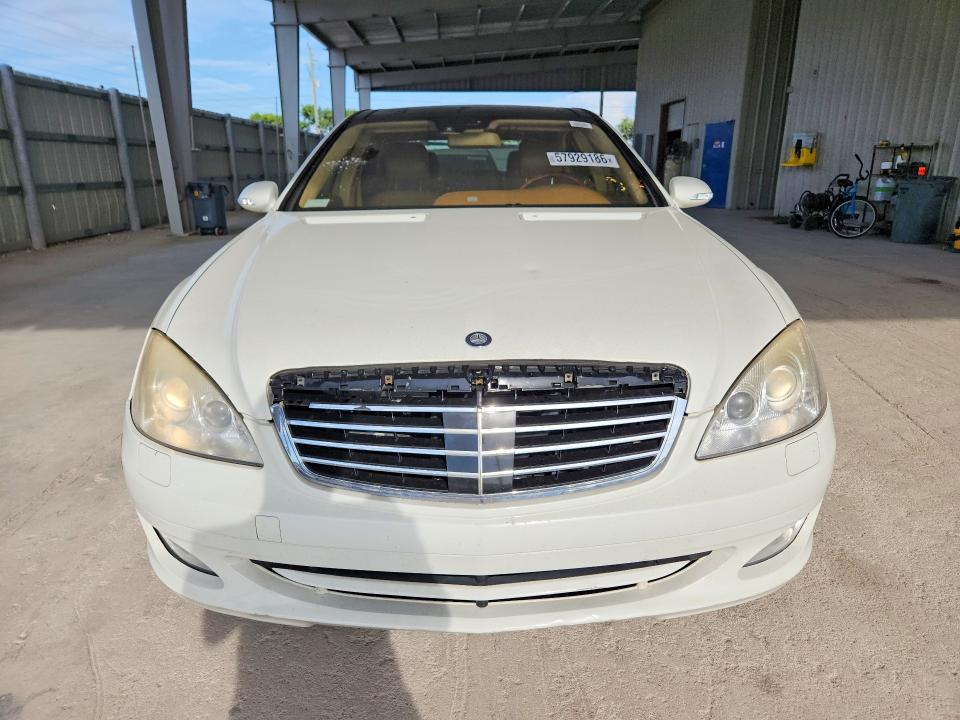 2007 Mercedes-benz S-klasse VIN WDDNG76X97A119058 COPART salvage auction — MINOR DENT/SCRATCHES, FL - CERTIFICATE OF TITLE (P), sold $6,800 on 2026-07-29 (photo 5)