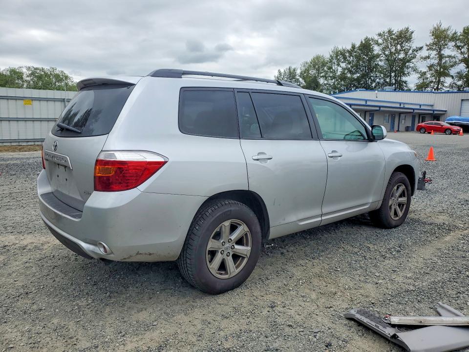 2010 Toyota Highlander VIN 5TDJK3EH6AS036577 COPART salvage auction — SIDE, WA - BILL OF SALE, sold $4,150 on 2026-07-13 (photo 3)
