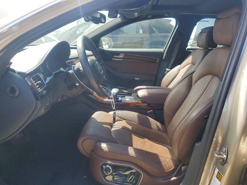 2012 Audi A8 VIN WAURVAFD8CN004231 COPART salvage auction — FRONT END, Ca - Salvage Certificate, sold $1,100 on 2026-07-07 (photo 7)
