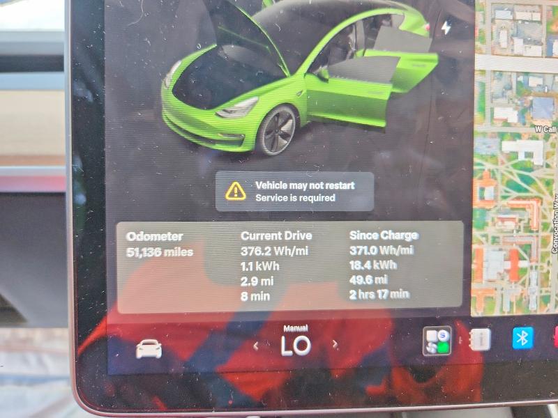 2019 Tesla VIN 5YJ3E1EA2KF464191 COPART salvage auction — FRONT END, Fl - Cert Of Title Slvg Rebuildable, sold $6,000 on 2026-07-31 (photo 9)
