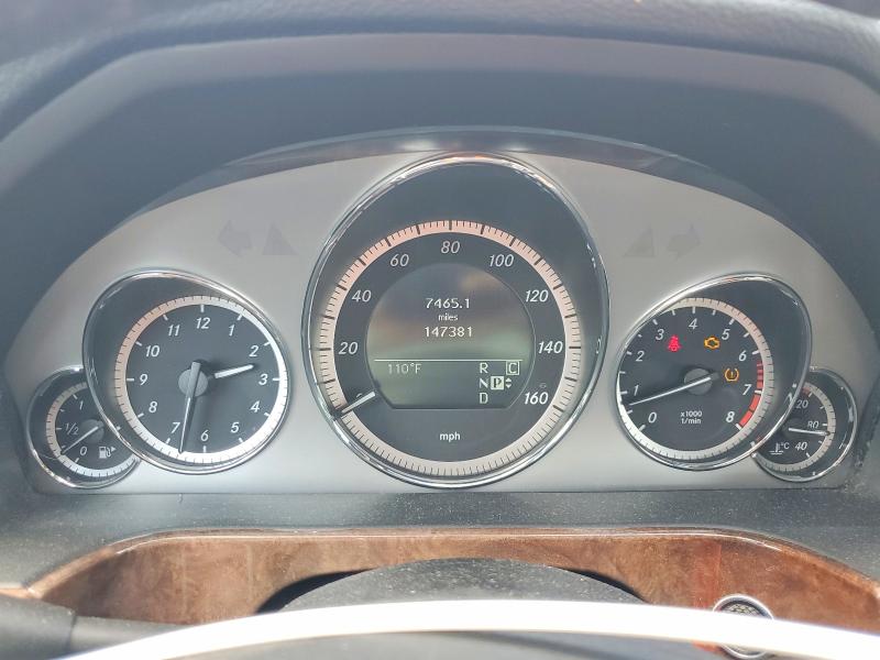 2010 Mercedes-benz E-class VIN WDDHF5GB9AA181803 COPART salvage auction — FRONT END, FL - CERT OF TITLE SLVG REBUILDABLE, sold $925 on 2026-08-21 (photo 9)