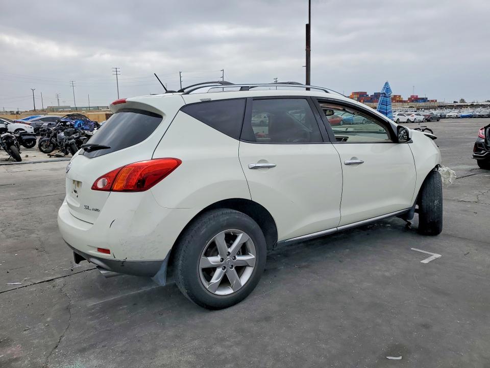 2010 Nissan Murano VIN JN8AZ1MW0AW126697 COPART salvage auction — FRONT END, Ca - Salvage Certificate, sold $975 on 2026-07-15 (photo 3)
