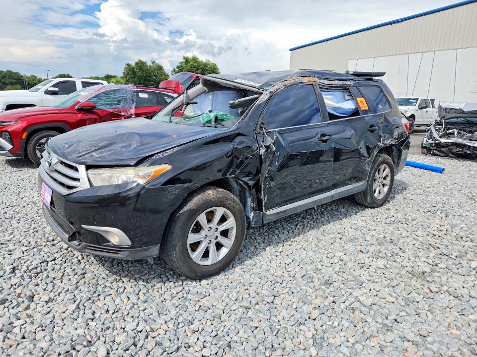 2012 Toyota VIN 5TDBK3EH9CS143050 COPART salvage auction — ROLLOVER, Fl - Cert Of Title Slvg Rebuildable, sold $825 on 2026-07-13 (photo 1)