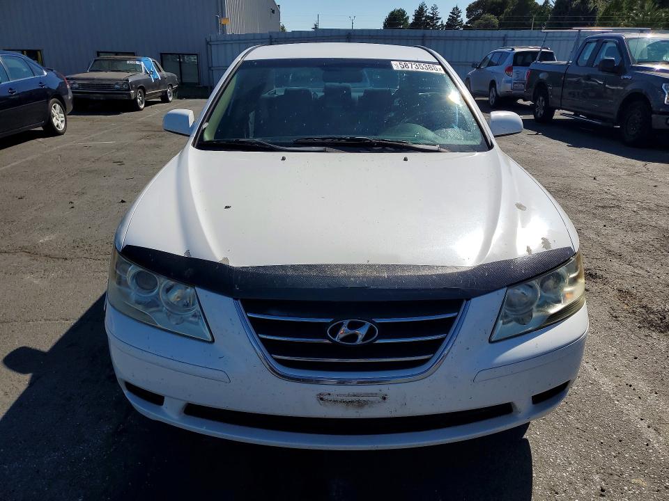 2010 Hyundai Sonata VIN 5NPET4AC2AH593670 COPART salvage auction — REAR END, CA - SALVAGE CERTIFICATE, sold $425 on 2026-07-17 (photo 5)
