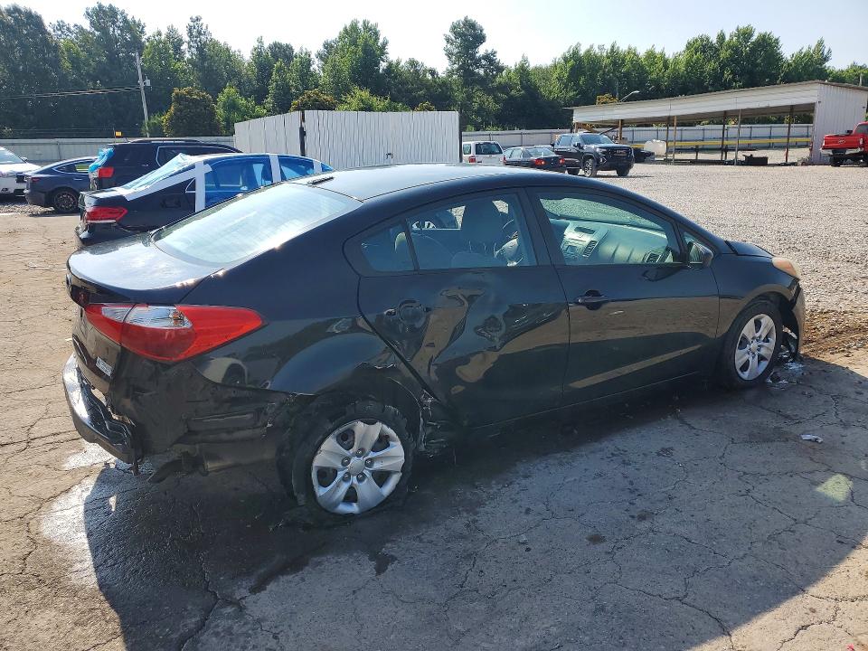 2014 Kia Forte VIN KNAFK4A68E5065569 COPART salvage auction — SIDE, Tn - Salvage Certificate, sold $425 on 2026-07-28 (photo 3)