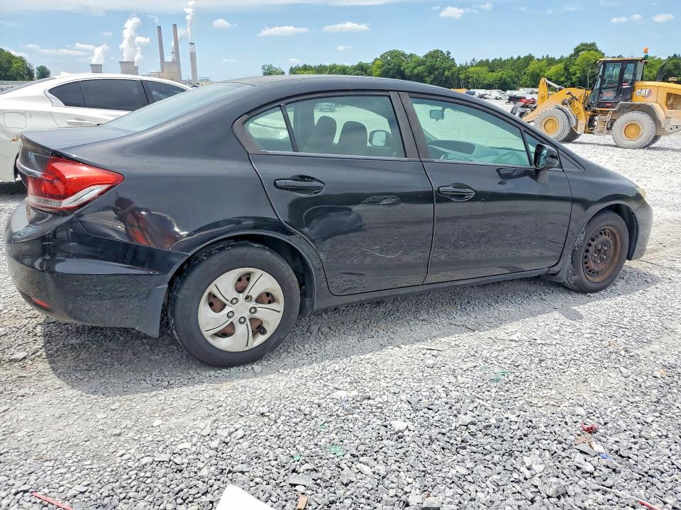 2013 Honda Civic VIN 19XFB2F56DE242470 COPART salvage auction — SIDE, FL - CERTIFICATE OF TITLE, sold $675 on 2026-07-02 (photo 3)